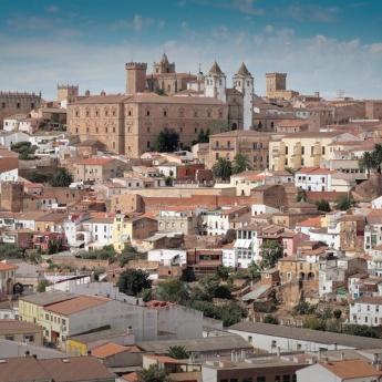 General view of Cáceres, Extremadura
